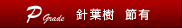 P／針葉樹／節有
